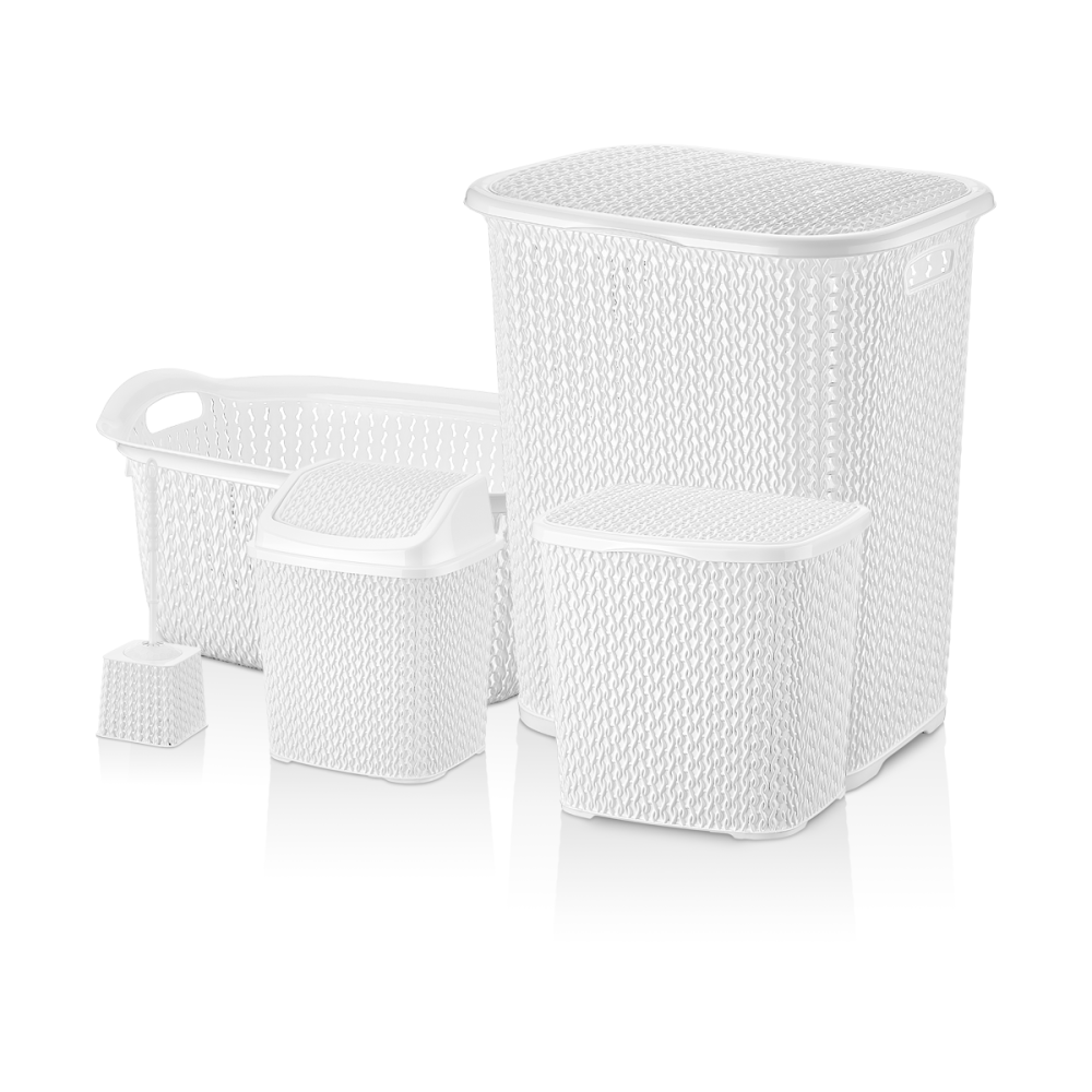 ÖRGÜ DESEN ÇEYİZ SET 5 PARÇA (KOLİLİ)