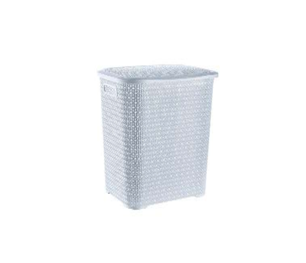 ÖRGÜ DESEN KİRLİ ÇAMAŞIR SEPETİ 65 LT